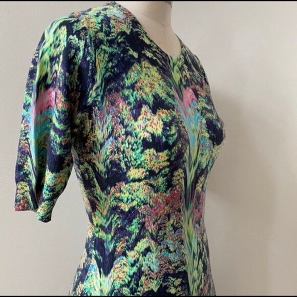 Kenzo Paris Dress Watercolor Green Small - Picture 3 of 9